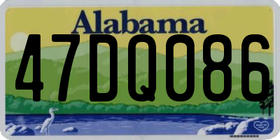 AL license plate 47DQ086