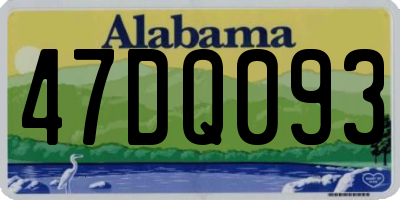 AL license plate 47DQ093