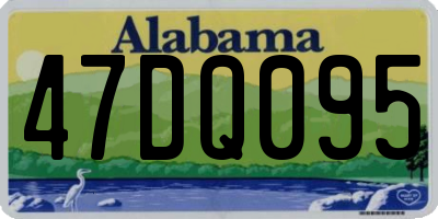 AL license plate 47DQ095
