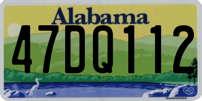 AL license plate 47DQ112