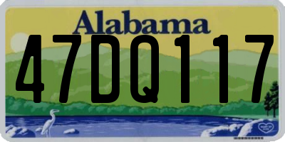 AL license plate 47DQ117
