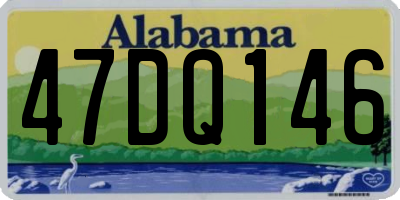 AL license plate 47DQ146