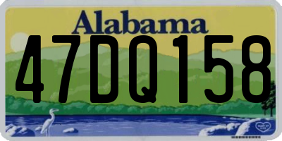AL license plate 47DQ158