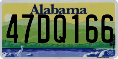 AL license plate 47DQ166