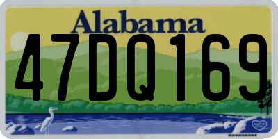 AL license plate 47DQ169
