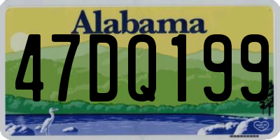 AL license plate 47DQ199