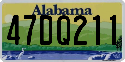 AL license plate 47DQ211