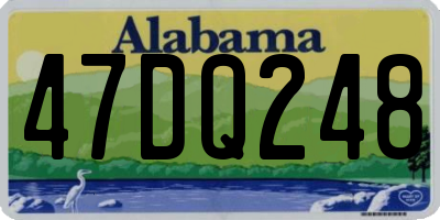 AL license plate 47DQ248