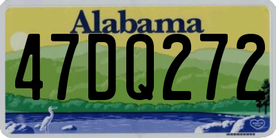 AL license plate 47DQ272