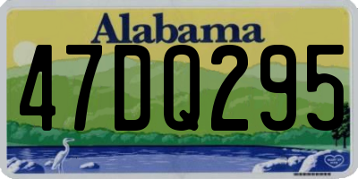 AL license plate 47DQ295