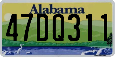 AL license plate 47DQ311
