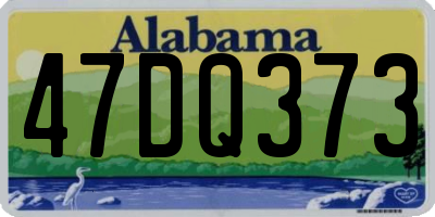 AL license plate 47DQ373