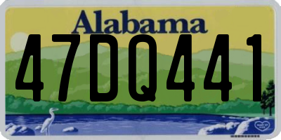 AL license plate 47DQ441