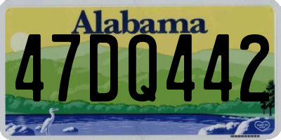 AL license plate 47DQ442
