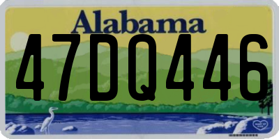 AL license plate 47DQ446