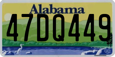 AL license plate 47DQ449