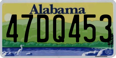 AL license plate 47DQ453
