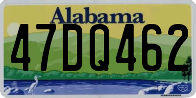 AL license plate 47DQ462