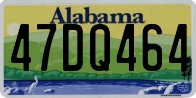 AL license plate 47DQ464
