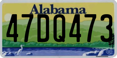 AL license plate 47DQ473