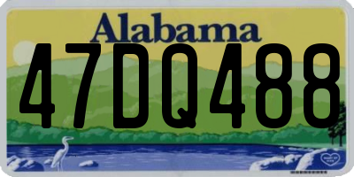 AL license plate 47DQ488