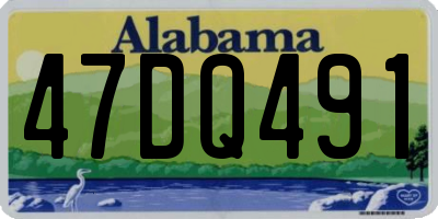 AL license plate 47DQ491