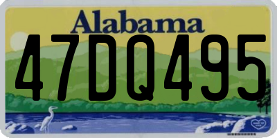 AL license plate 47DQ495