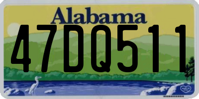 AL license plate 47DQ511