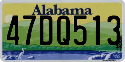 AL license plate 47DQ513