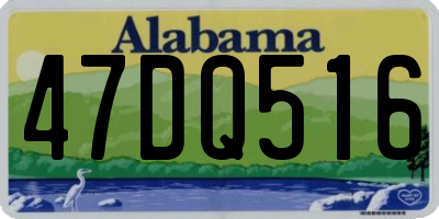 AL license plate 47DQ516