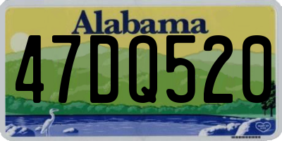 AL license plate 47DQ520