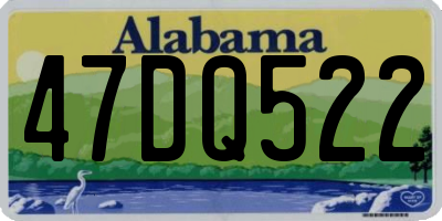 AL license plate 47DQ522