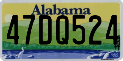 AL license plate 47DQ524