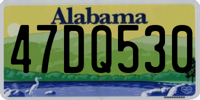 AL license plate 47DQ530