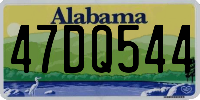 AL license plate 47DQ544