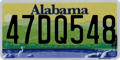 AL license plate 47DQ548