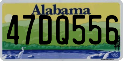 AL license plate 47DQ556