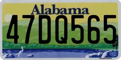 AL license plate 47DQ565