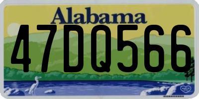 AL license plate 47DQ566