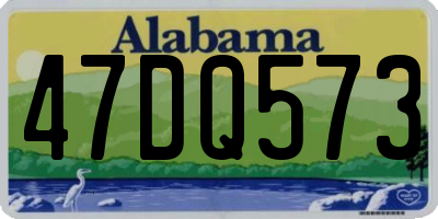 AL license plate 47DQ573