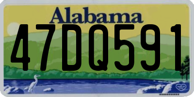 AL license plate 47DQ591
