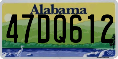 AL license plate 47DQ612