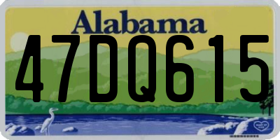 AL license plate 47DQ615