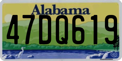AL license plate 47DQ619