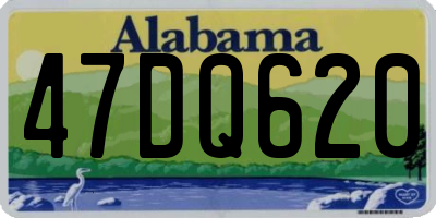 AL license plate 47DQ620