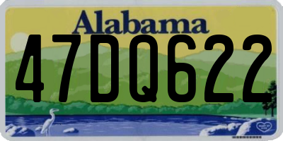 AL license plate 47DQ622