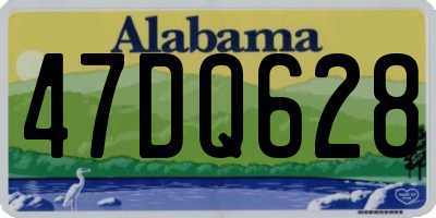 AL license plate 47DQ628