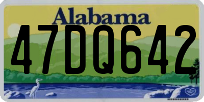 AL license plate 47DQ642
