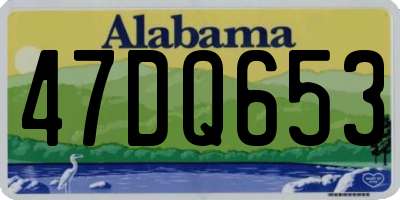 AL license plate 47DQ653