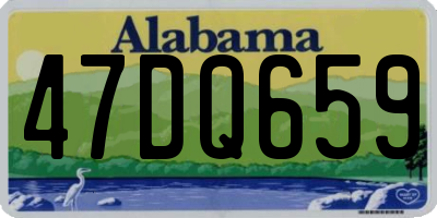 AL license plate 47DQ659